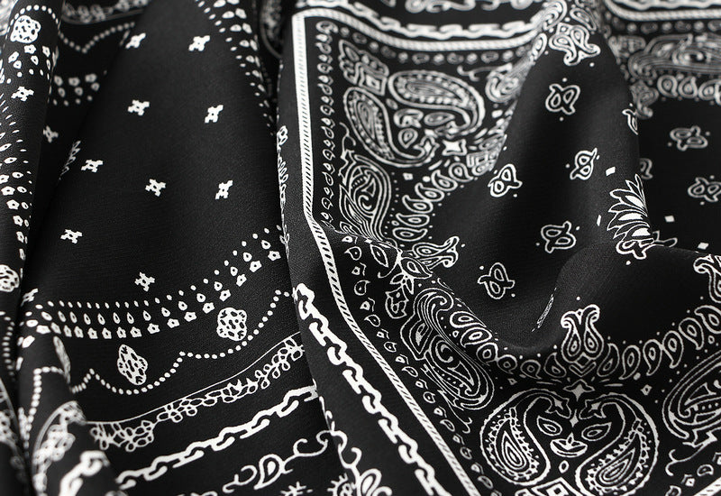 Floral Fishtail Skirt with High Waist Slimming Design