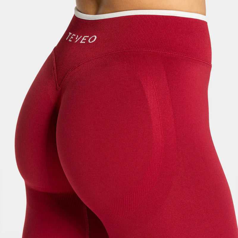High Waist Workout Sweatpants with Hip Lifting Design
