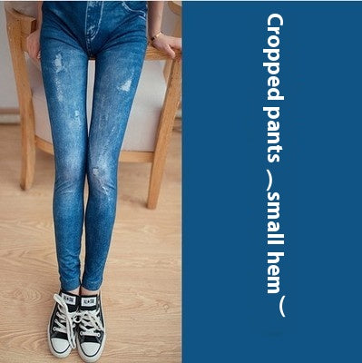 Leggings Stretch Slim-fit with 3D Pattern Design and Medium Elasticity