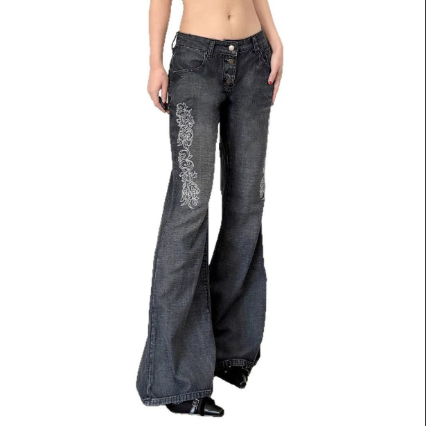 Skinny Jeans with Retro Style and Micro Elasticity