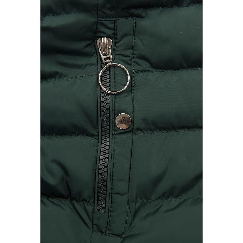 Slim-fit Cotton-padded Jacket with Stylish Hooded Design