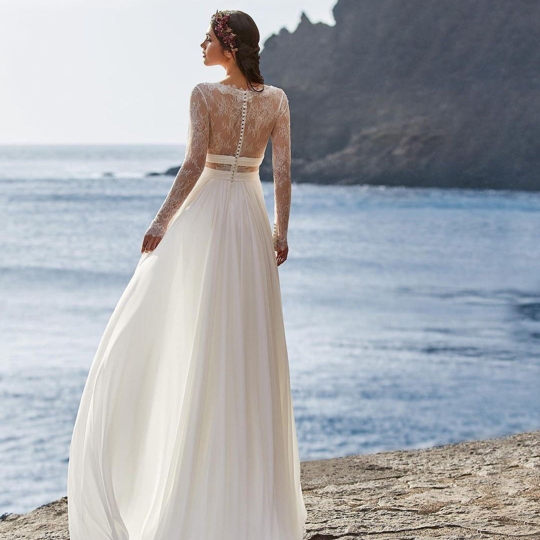 Backless Dress with High Waist Design for Beach Vacations