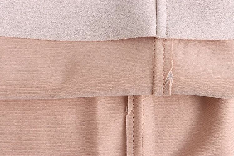 High Waist Slimming A-Line Umbrella Skirt with Pleated Design