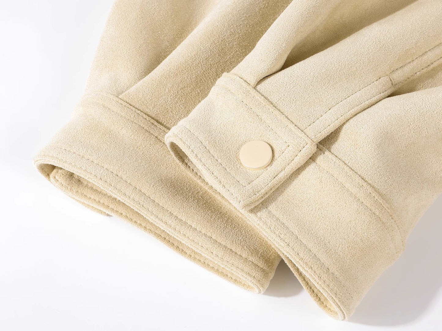 Retro Loose Short Jacket with Long Sleeves for Effortless Style