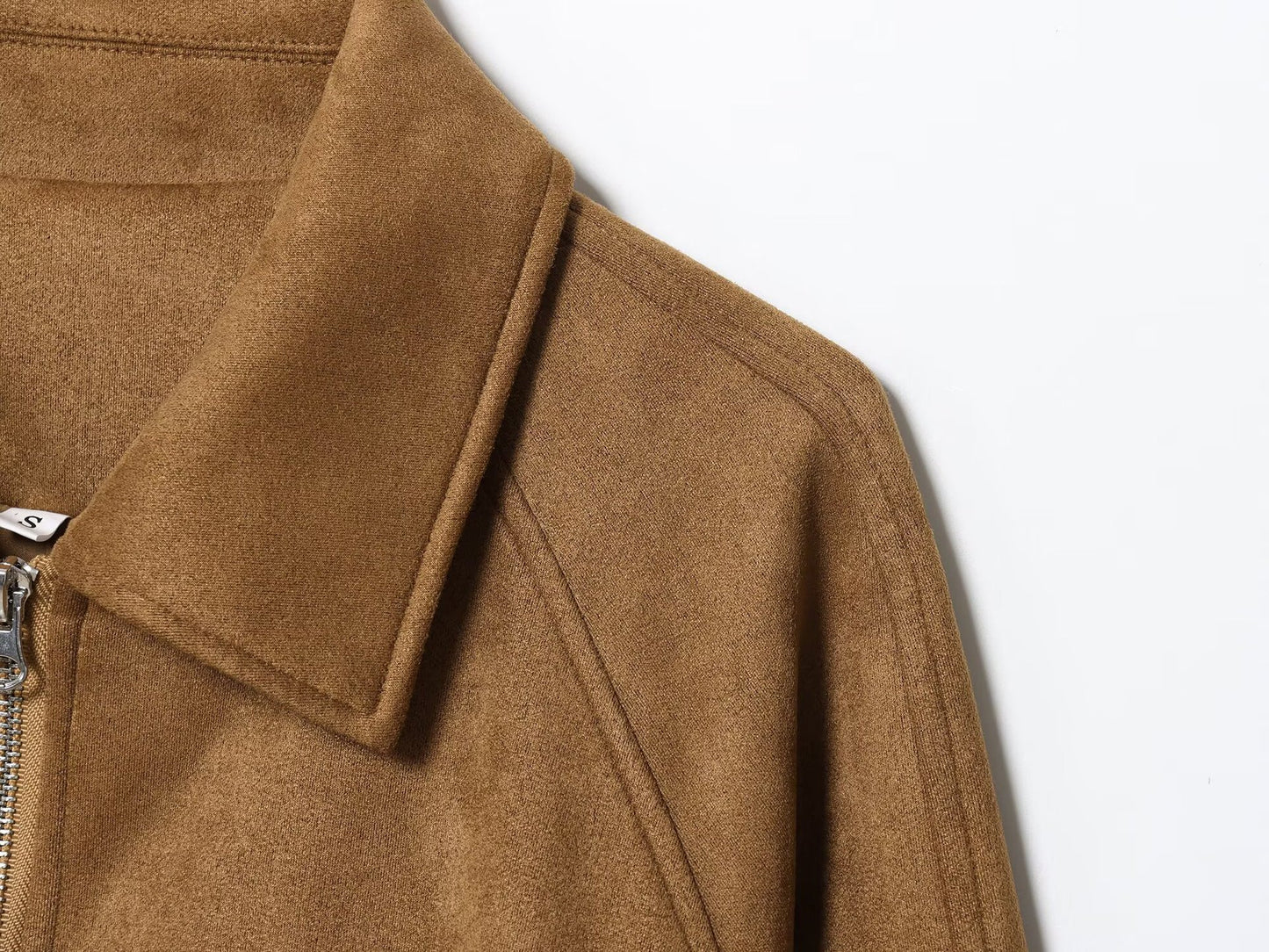 Flannel Drawstring Hem Jacket Coat with Loose Fit and Comfort Style