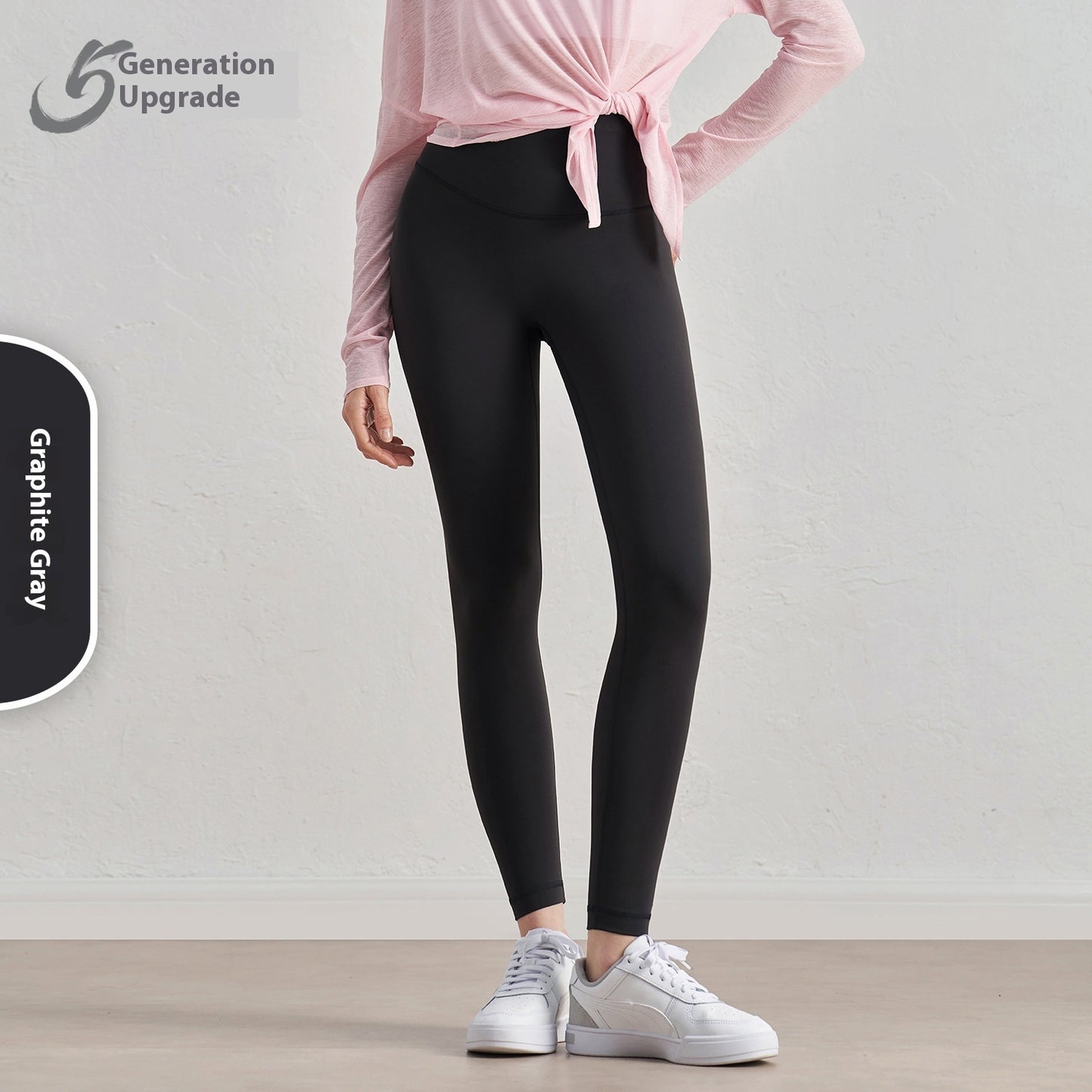 High Waist Hip Lift Anti-curling Tight Sports Pants for Active Lifestyle