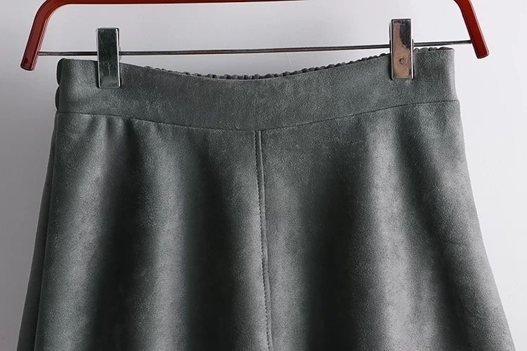 High Waist Slimming A-Line Umbrella Skirt with Pleated Design