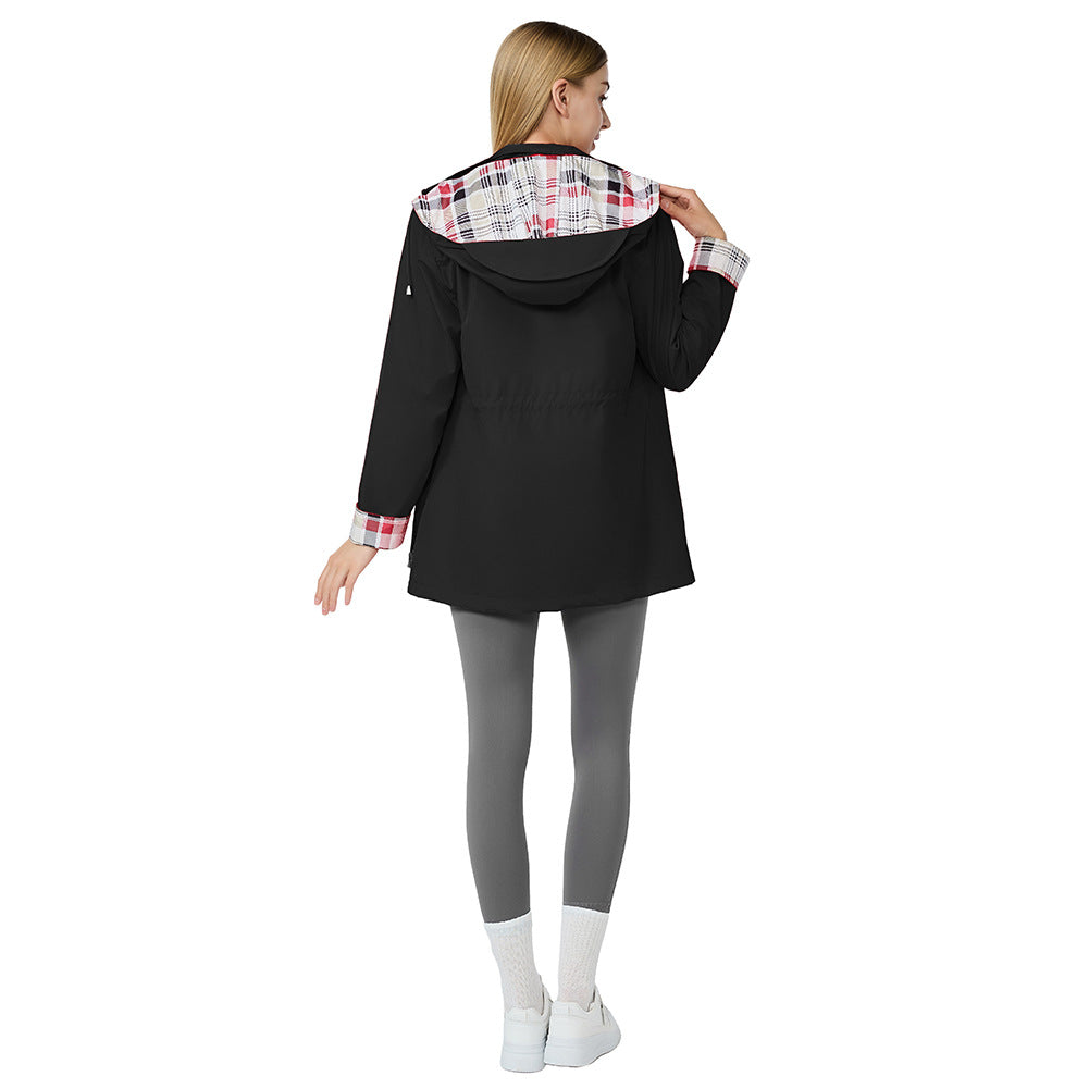 Casual Windbreaker Jacket with Versatile Color Options