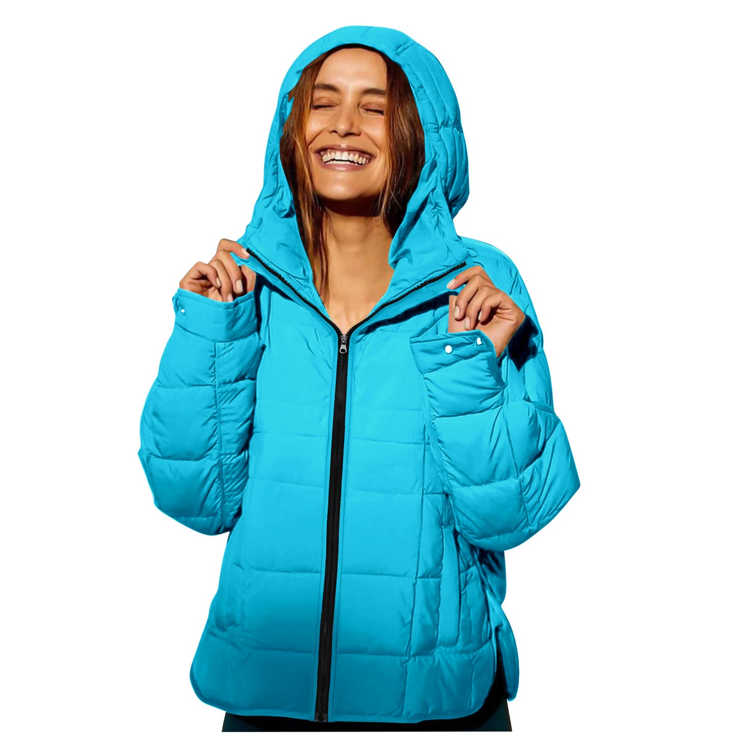 Cotton Hooded Padded Jacket with Versatile Color Options