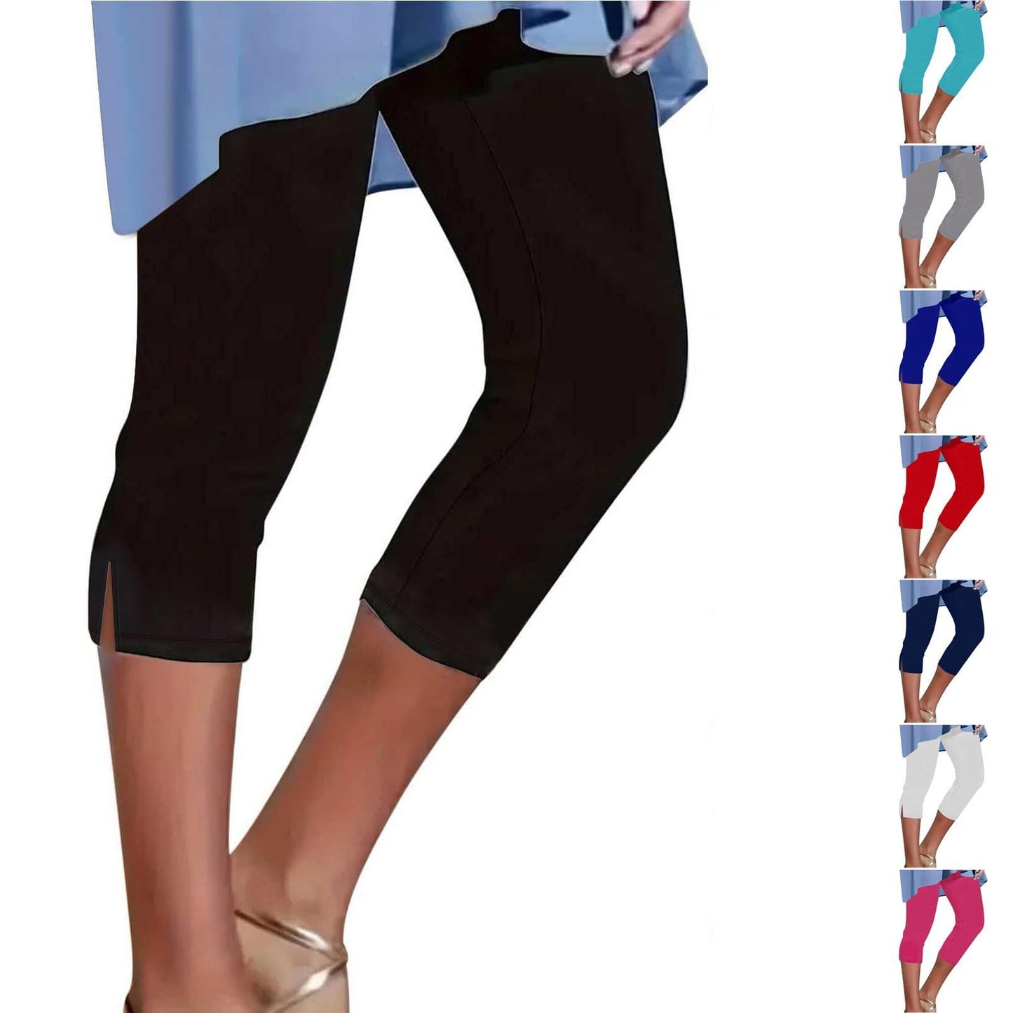 Cropped Pants with Breathable Fabric for Ultimate Comfort