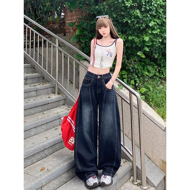 High Waist Machete Jeans with Wide Leg Style for Ultimate Comfort