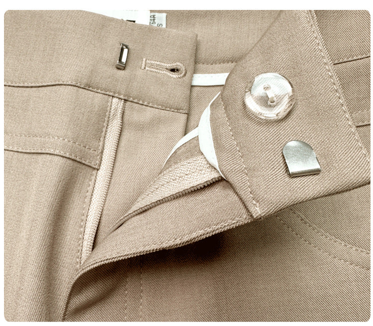 Wide Leg Pants with Draping Effect for Effortless Style and Comfort