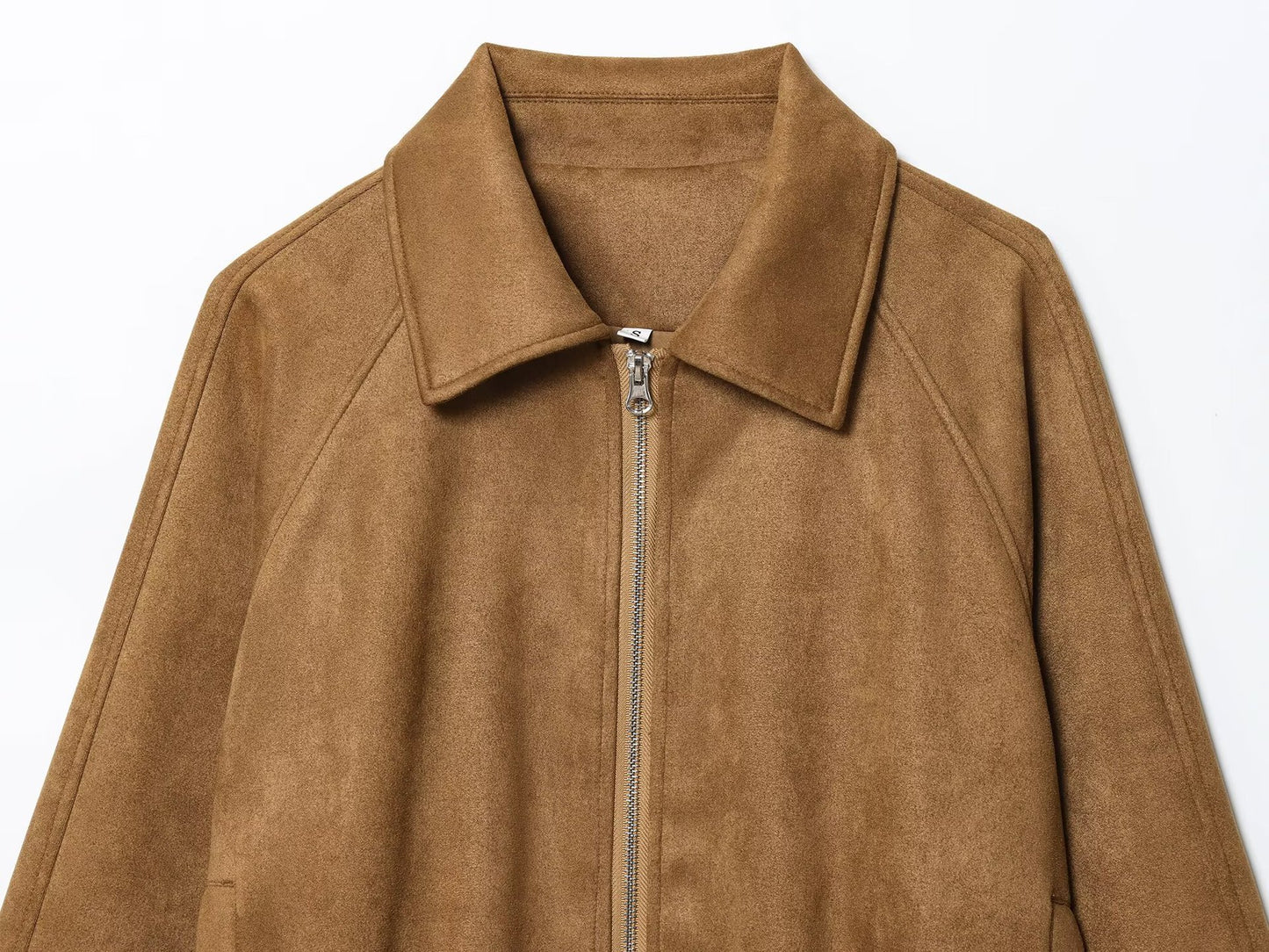 Flannel Drawstring Hem Jacket Coat with Loose Fit and Comfort Style