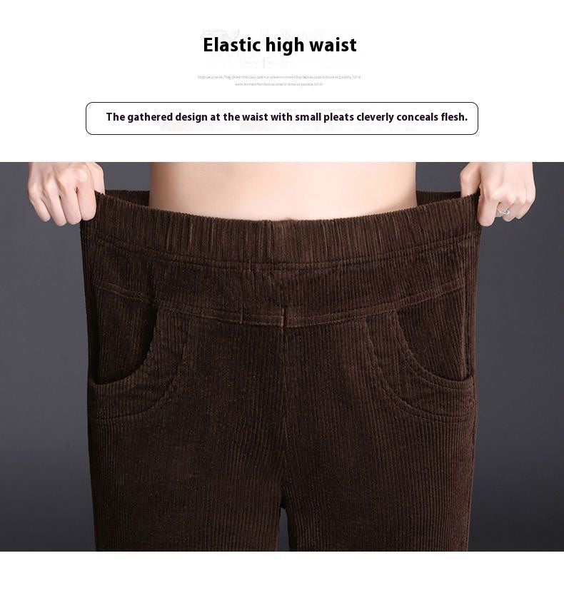 All-match Loose Slim-fit Straight-leg Pants with Micro Elasticity