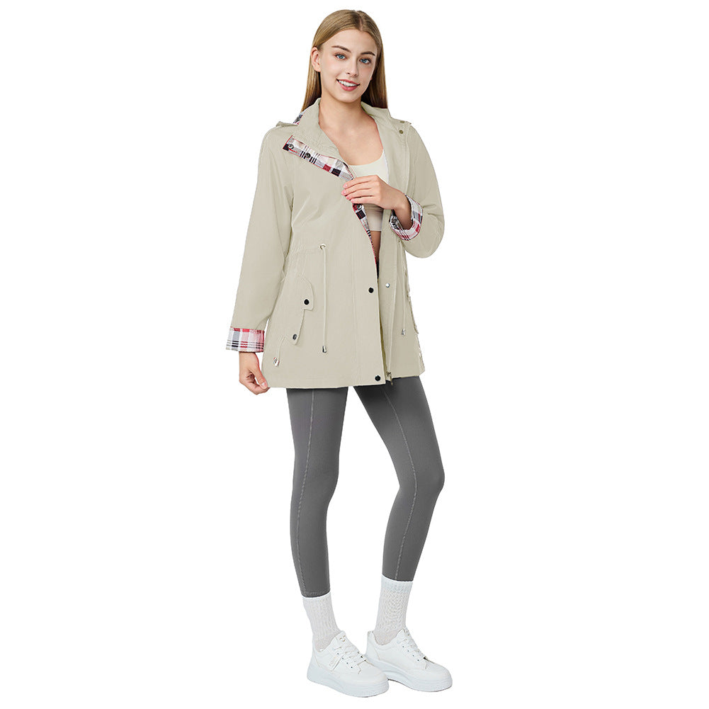 Casual Windbreaker Jacket with Versatile Color Options