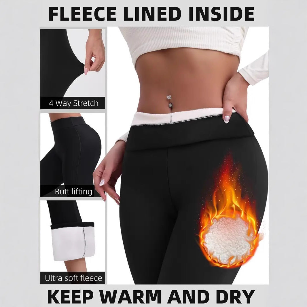 High Waist Leggings with Hip-lift and Belly Shaping Design