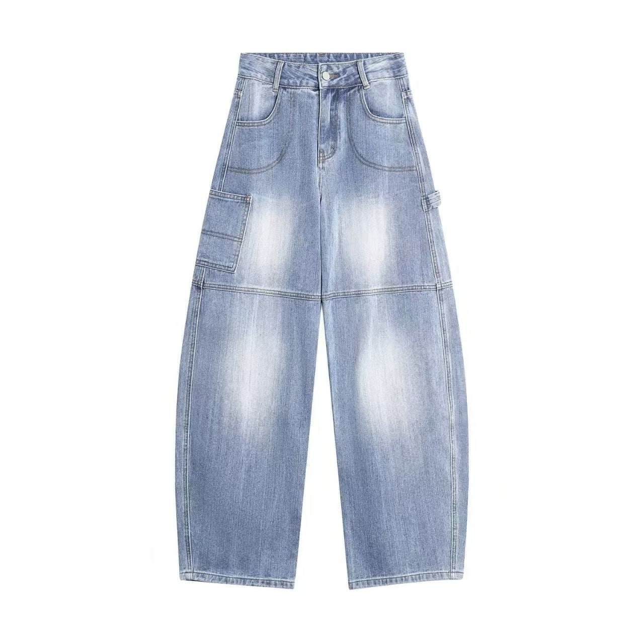 Wide-leg Overalls with Distressed Style for Casual Chic Looks