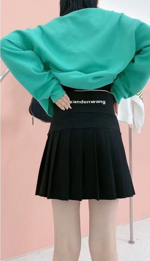 Pleated Skirt with Letter Print for Stylish Summer Looks