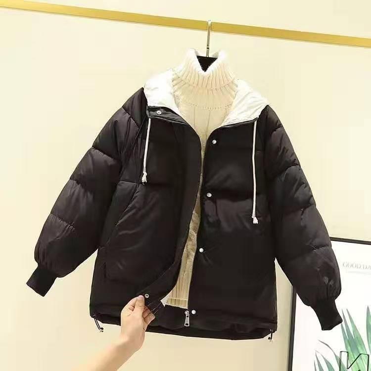 Short Winter Cotton Coat with Stylish Design for Students