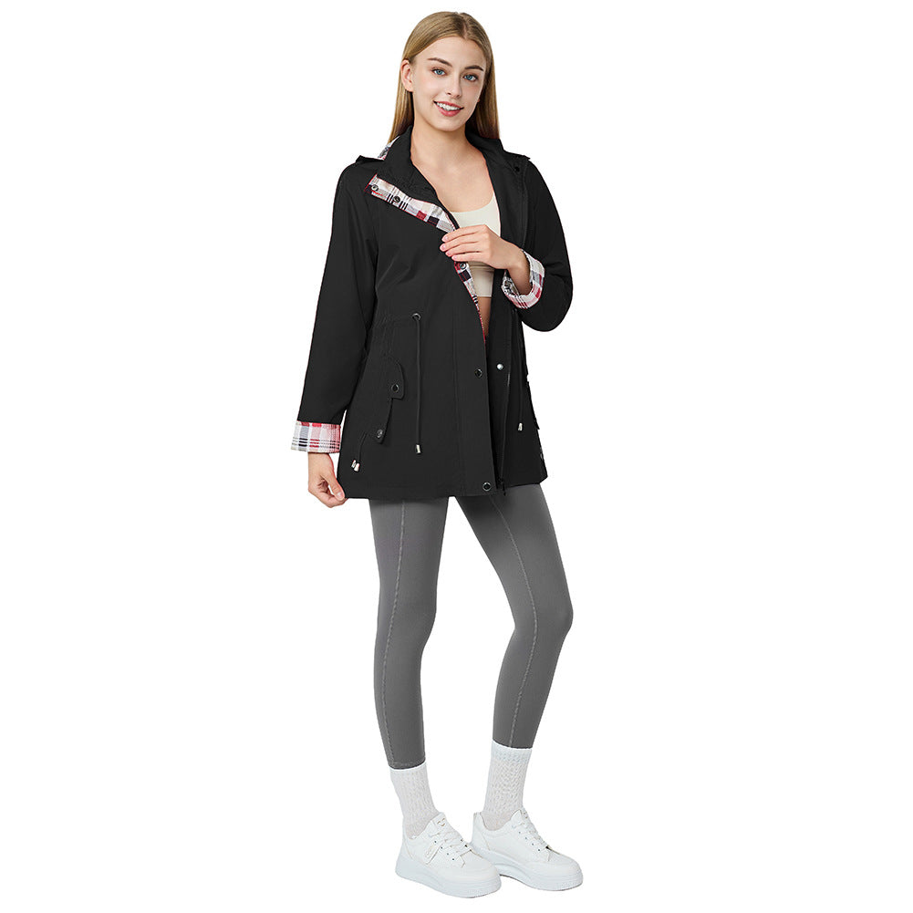 Casual Windbreaker Jacket with Versatile Color Options