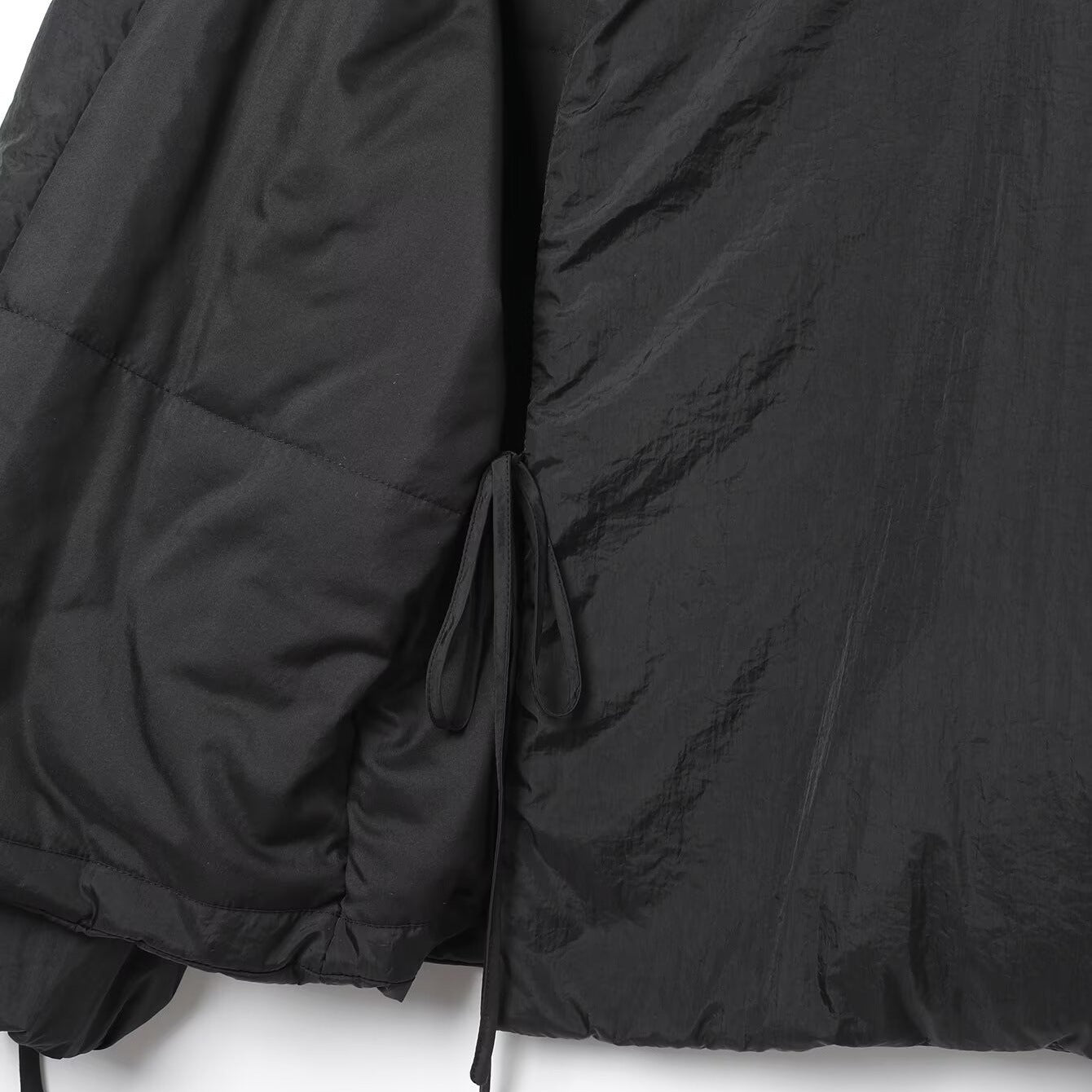 Double-breasted Kimono Coat with Casual Style and Lace-up Details