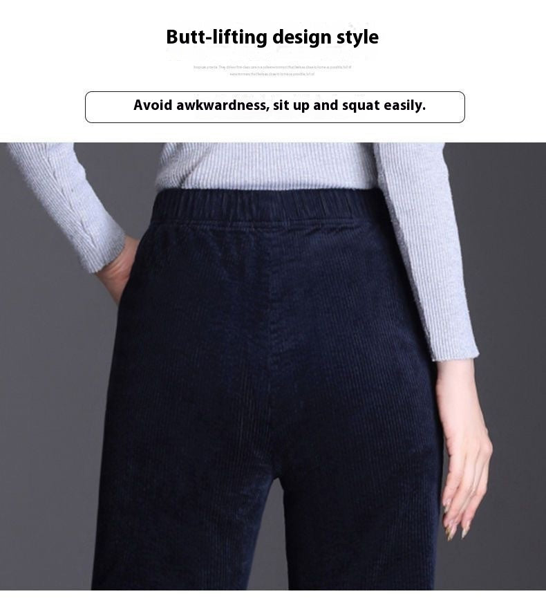 All-match Loose Slim-fit Straight-leg Pants with Micro Elasticity