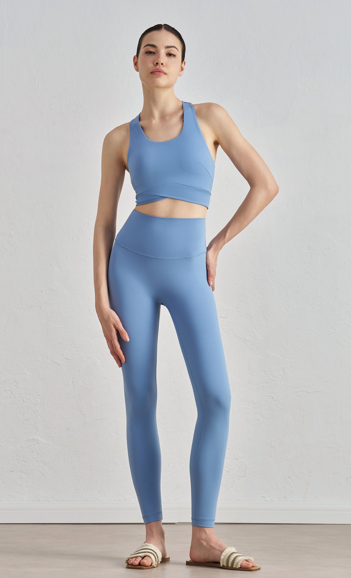 High Waist Hip Lift Anti-curling Tight Sports Pants for Active Lifestyle