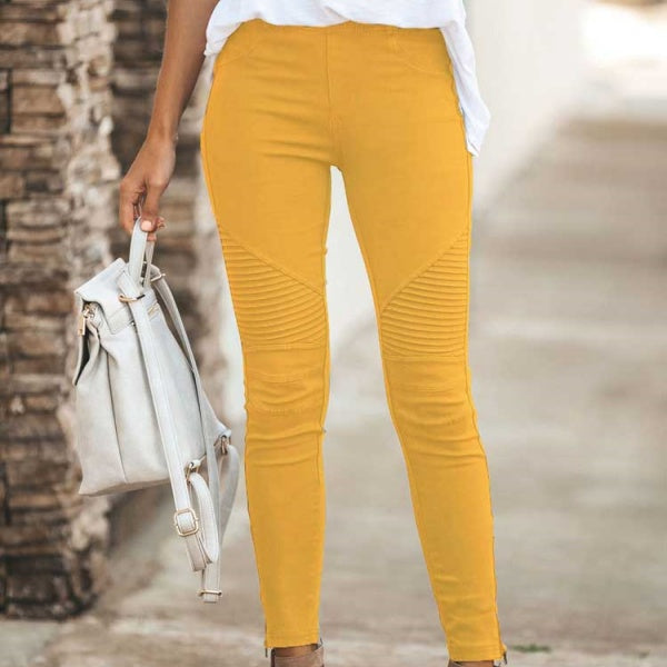 Fashion Casual Slim-fit Asymmetric Leggings for Trendy Style