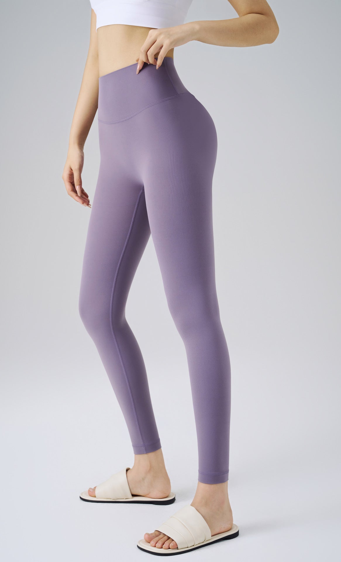 High Waist Hip Lift Anti-curling Tight Sports Pants for Active Lifestyle