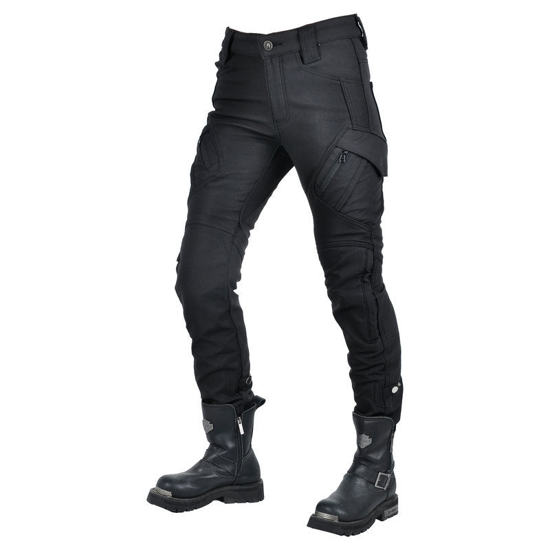 Motorcycle Pants with Waterproof Fleece Lining for Winter Riding