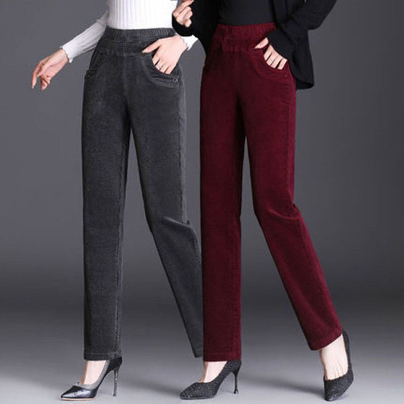All-match Loose Slim-fit Straight-leg Pants with Micro Elasticity