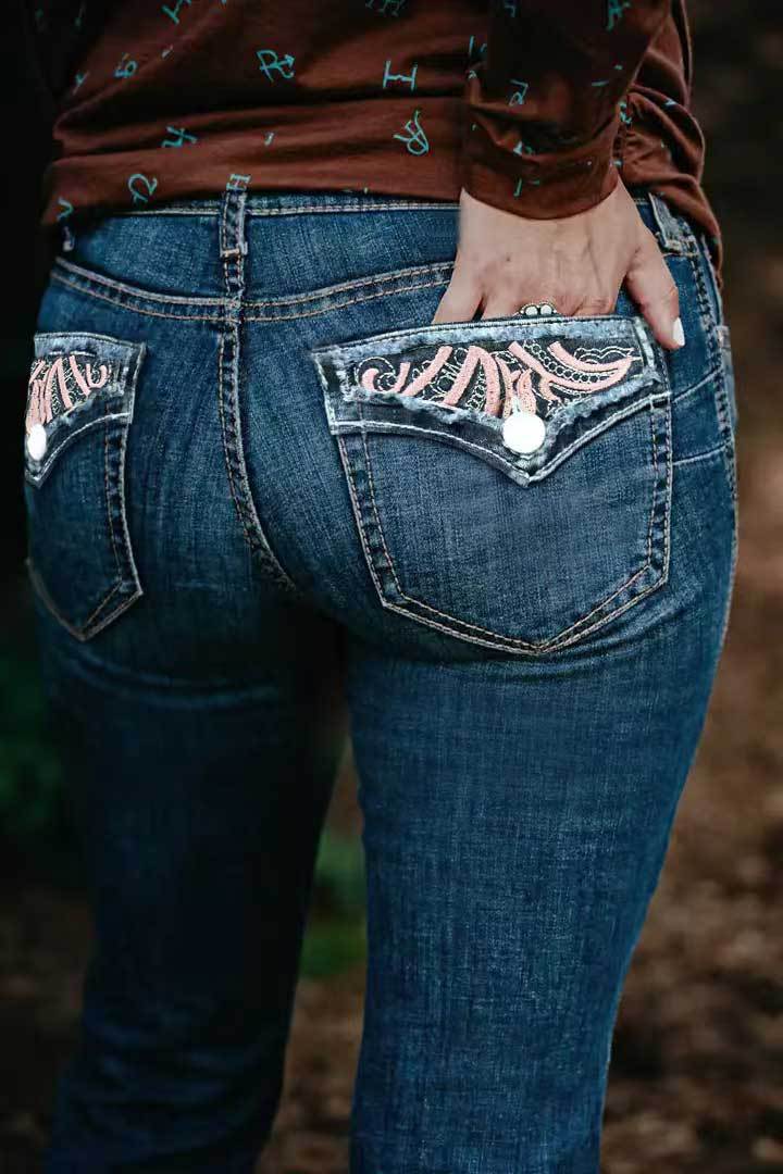 Bootcut Trousers with High Elasticity for Casual Street Style