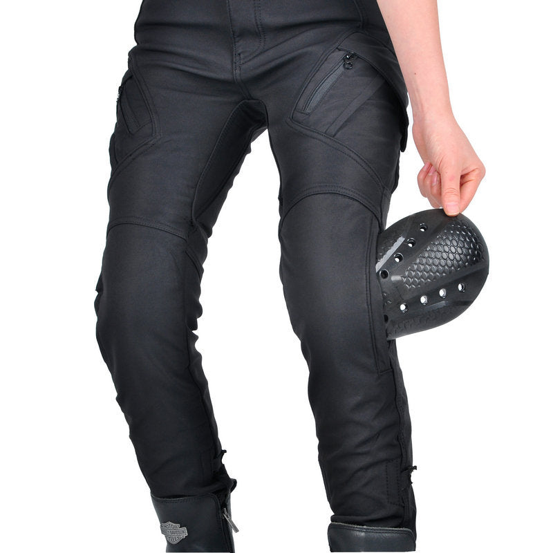 Motorcycle Pants with Waterproof Fleece Lining for Winter Riding