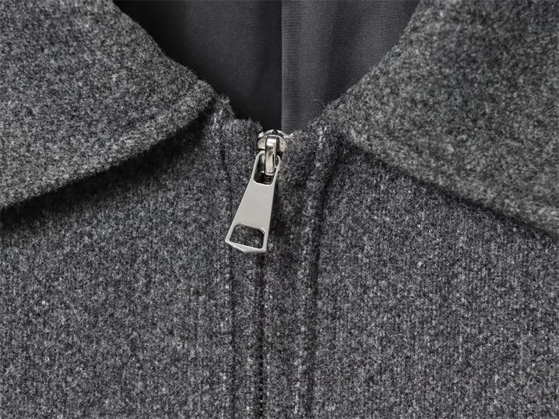 Casual Versatile Jacket with Zipper for Stylish Everyday Wear