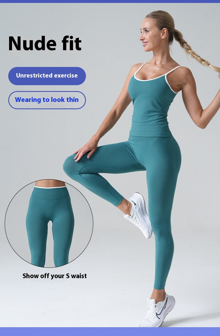 High Waist Workout Sweatpants with Hip Lifting Design
