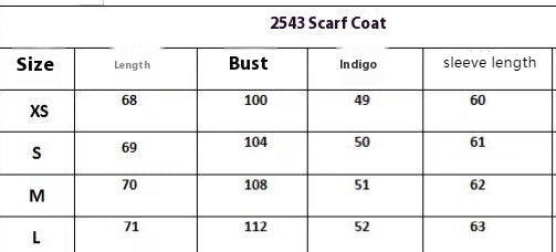 French Style Blended Scarf Coat with Faux Fur Collar